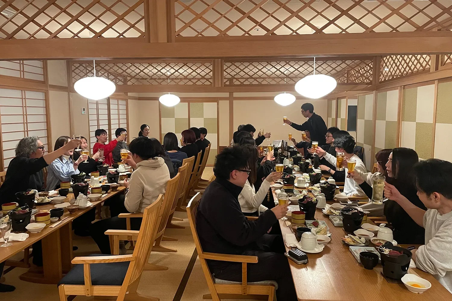 宴会の様子