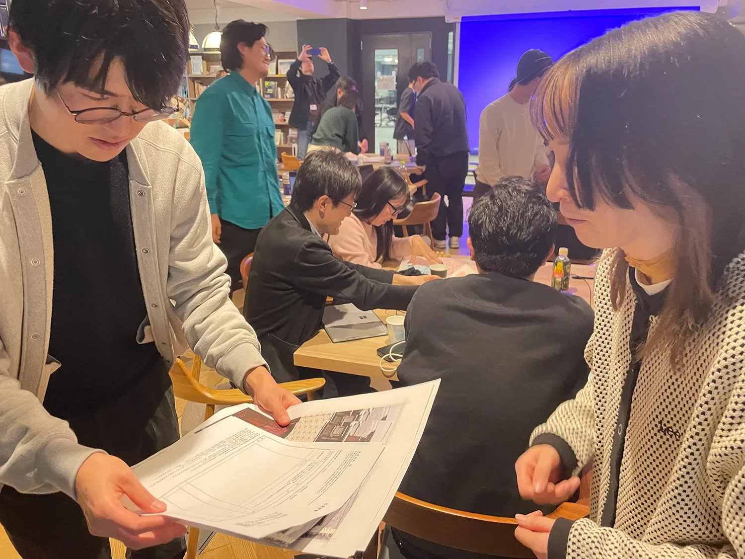 提案資料の様子